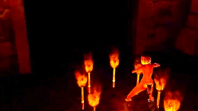 Horny Anime Babe Dances With Flames In Seductive HD Remix