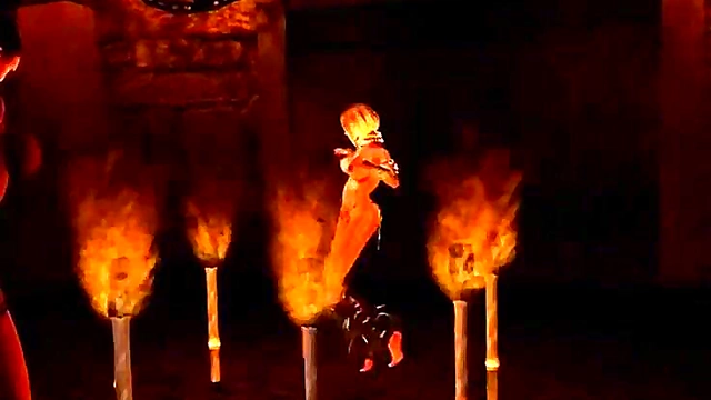 Horny Anime Babe Dances With Flames In Seductive HD Remix