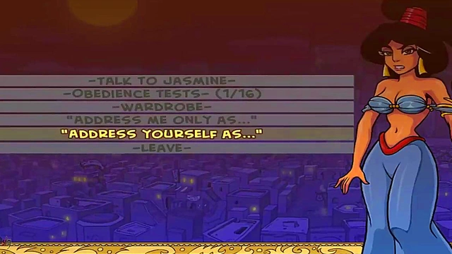 Hot Anime Princess Jasmine Trains With Sexy Genie In arousing ASMR Session