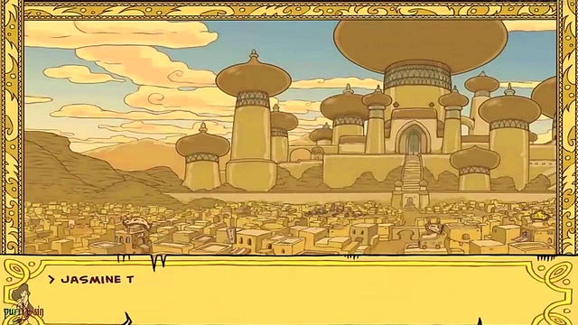 Hot Anime Princess Jasmine Trains With Sexy Genie In arousing ASMR Session