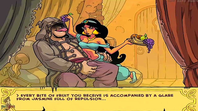 Hot Anime Princess Jasmine Trains With Sexy Genie In arousing ASMR Session