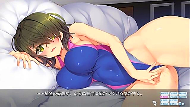Huge-Titted Anime Chick Rides Dick in Swimsuit for Mind-Blowing Orgasm