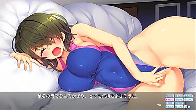 Huge-Titted Anime Chick Rides Dick in Swimsuit for Mind-Blowing Orgasm