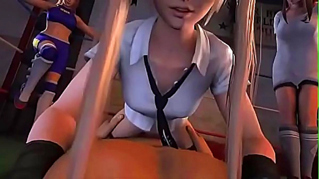 Horny Big-Titted 3D Babe Hardcore Sex Session With Intense Fucking