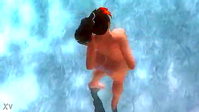 Mai Shiranui Enjoys A Steamy Shower In Hot And Sexy Hentai Scene