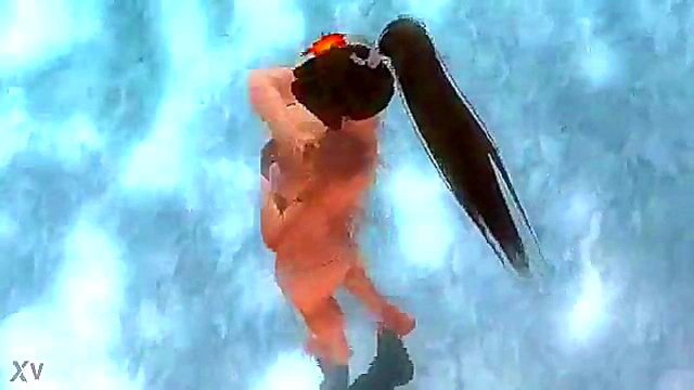 Mai Shiranui Enjoys A Steamy Shower In Hot And Sexy Hentai Scene