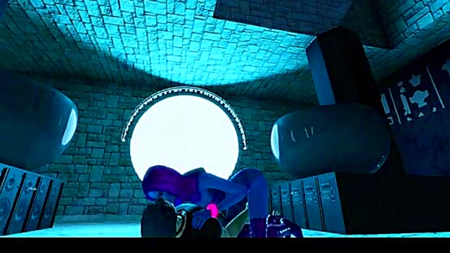 3D Blue Alien Babe Gets Fucked Hard in Ancient Temple for FacialCumshot Fantasy