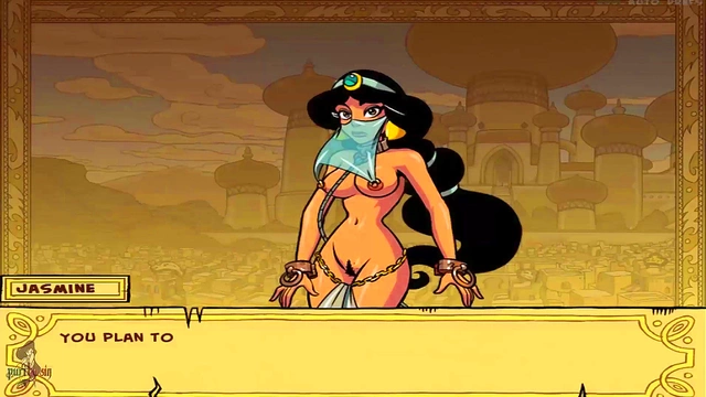 Hot Anime Princess Jasmine Fucks Hardcore With Dick-In-Mouth & Doggy Style Action