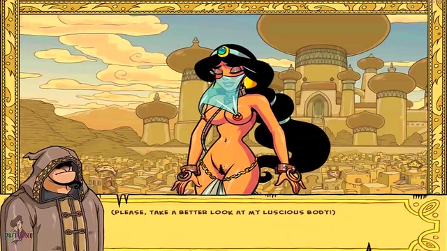 Hot Anime Princess Jasmine Fucks Hardcore With Dick-In-Mouth & Doggy Style Action