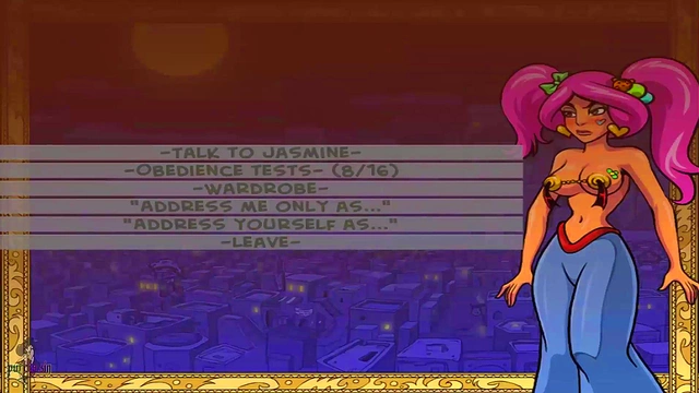 Hot Anime Princess Jasmine Fucks Hardcore With Dick-In-Mouth & Doggy Style Action