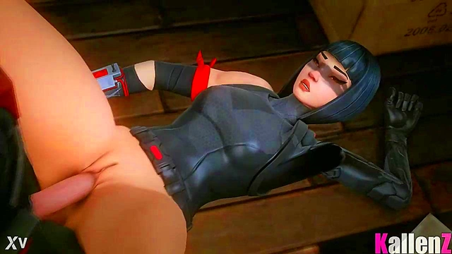 Fortnite Shadow Ops Chick Gets Fucked Hard in 3D Hentai Action