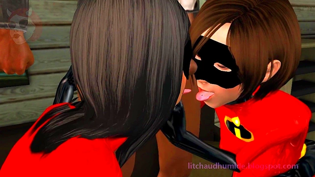 Helen & Violet’s Incredible 3D Hentai Threesome With Anal Sex Creampie