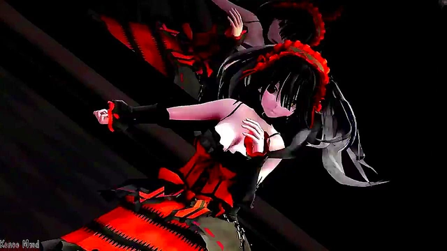 Kurumi Tokisaki MMD 3D Hentai Porn Shows Off Her Sexy Moves
