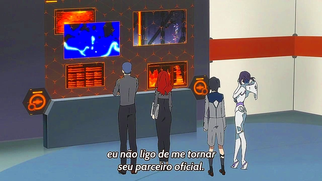 Cute Anime Girls Get Wild in Darling in the FranXX HD Episode 3