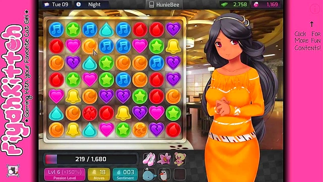 Sexy Gamer Girl seduces You in HuniePop for Mind-blowing Hentai Fun