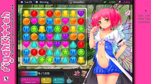 Sexy Gamer Girl seduces You in HuniePop for Mind-blowing Hentai Fun