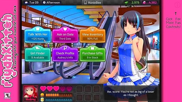 Sexy Gamer Girl seduces You in HuniePop for Mind-blowing Hentai Fun