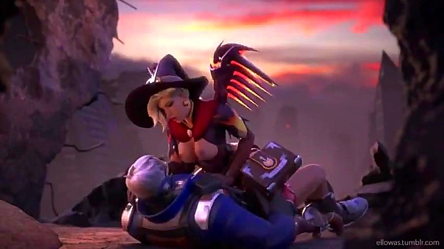 3D Hentai Animation – Sexy Virtual Couple Enjoy Intense Fucking Session