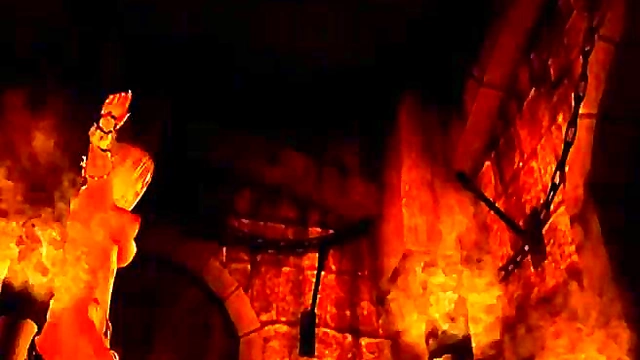 Naked 3D Cartoon Amazon Dances Seductively To Rock Metal Music