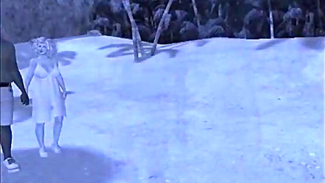 Naughty Nancy's Beach Vacation – Black Dick Fun By The Poolside