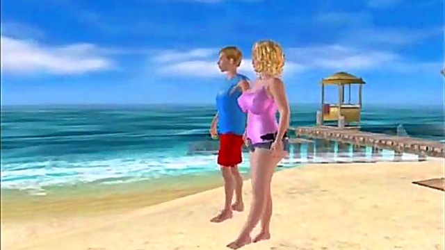 Naughty Nancy's Beach Vacation – Black Dick Fun By The Poolside