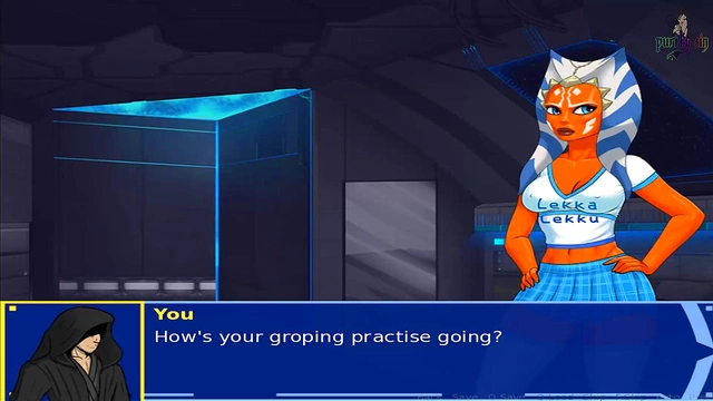 Hot Star Wars Cosplay Slave Trains for Sith Master's Pleasure