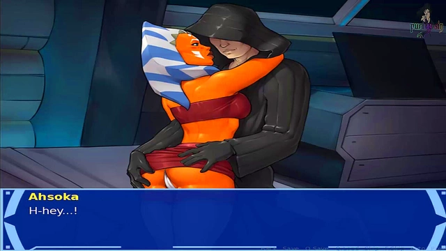 Hot Star Wars Cosplay Slave Trains for Sith Master's Pleasure