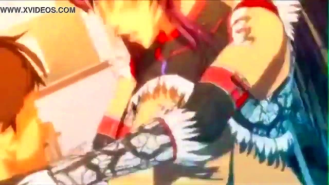 Passionate Big-Breasted Teacher Gives Uncensored Hentai Blowjob & Creampie