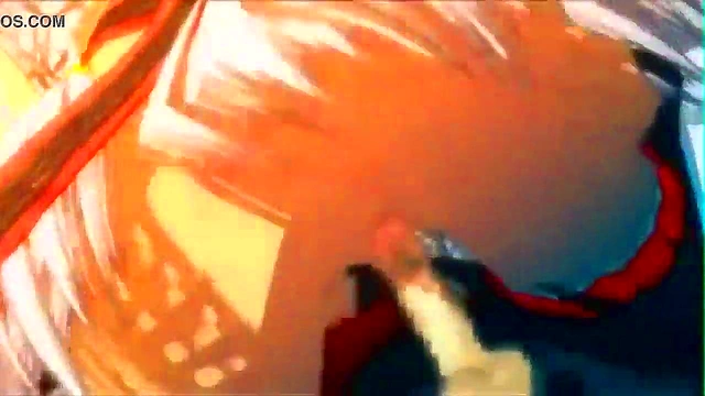 Passionate Big-Breasted Teacher Gives Uncensored Hentai Blowjob & Creampie