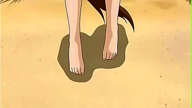 Slutty Anime Girls Get Fucked Hard On The Beach With Wet Pussy Action