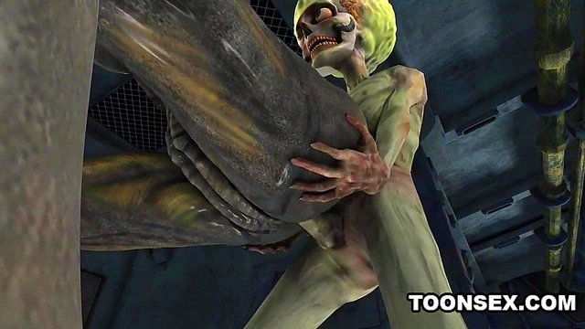 Sexiest 3D Cartoon Alien Babe Fucked Hard Doggy Style By Martian