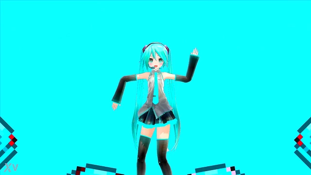 Young Anime Girl Dances Seductively to Music in MMD Hentai Fantasy