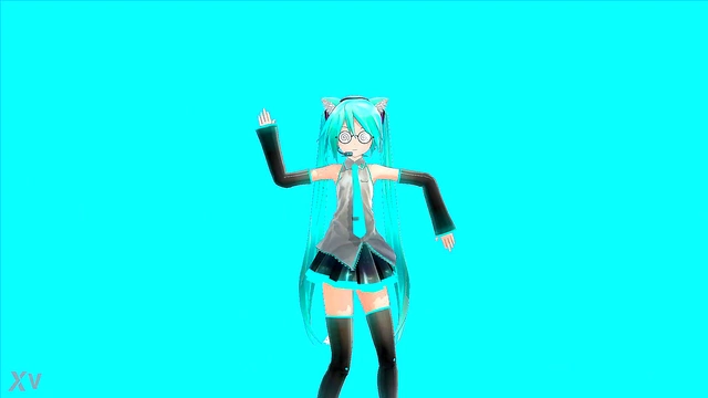 Young Anime Girl Dances Seductively to Music in MMD Hentai Fantasy
