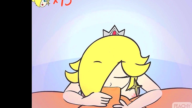 Princess Rosalina Gives Seductive TitFuck in Super Smash Bros Hentai Scene