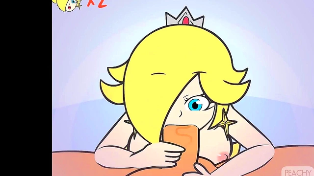 Princess Rosalina Gives Seductive TitFuck in Super Smash Bros Hentai Scene