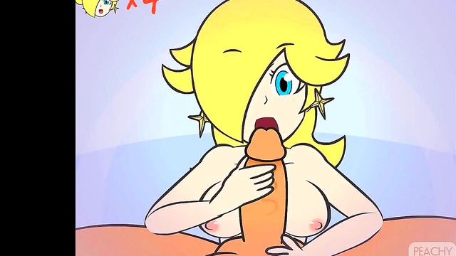 Princess Rosalina Gives Seductive TitFuck in Super Smash Bros Hentai Scene