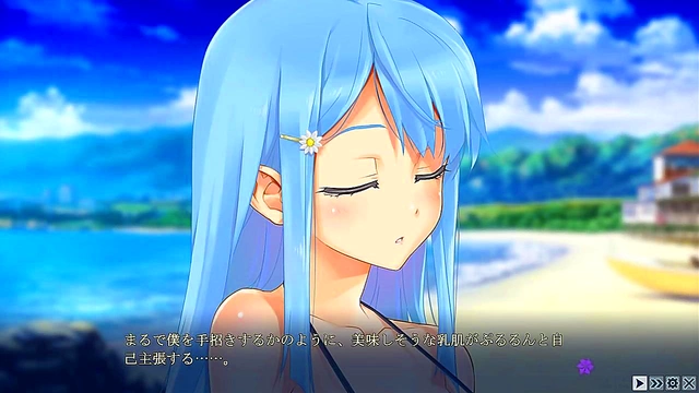 Eternal Anime Girl in Swimsuit Gives Mind-Blowing Blowjob & TittyFuck