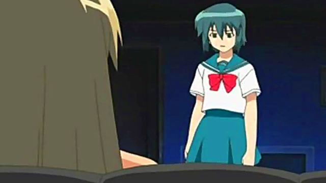 Big-Titted Anime Student Virgin Gets Uncensored Futanari Orgasm