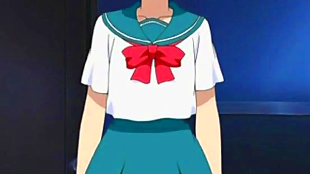 Big-Titted Anime Student Virgin Gets Uncensored Futanari Orgasm