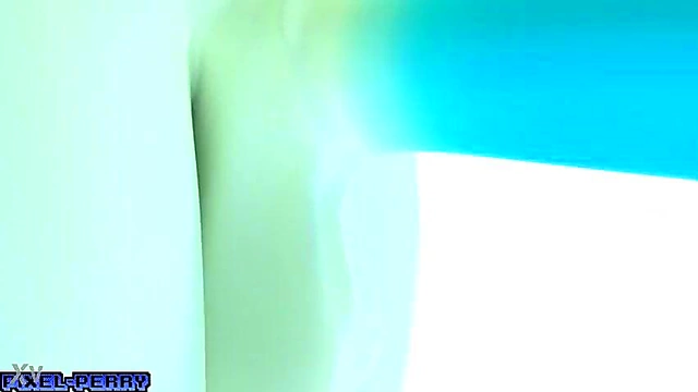 Cute MLP Futanari Pony Gives Lollipop blowjob With Blue Vinyl Outfit