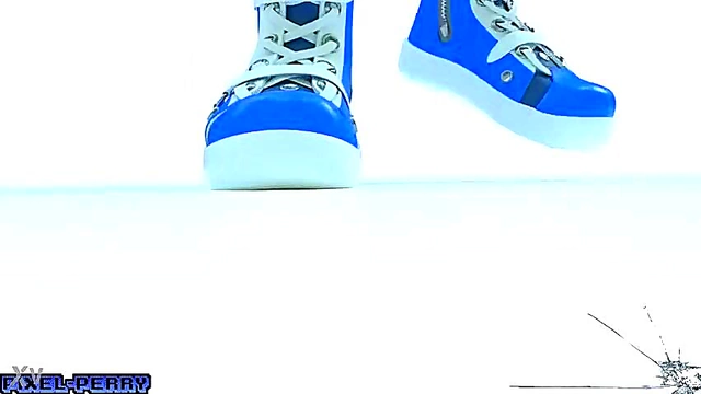 Cute MLP Futanari Pony Gives Lollipop blowjob With Blue Vinyl Outfit