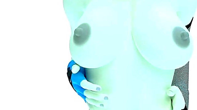 Cute MLP Futanari Pony Gives Lollipop blowjob With Blue Vinyl Outfit