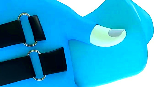Cute MLP Futanari Pony Gives Lollipop blowjob With Blue Vinyl Outfit