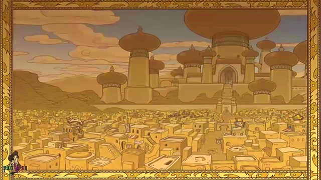 Hot Princess Jasmine Sucks Dick & Fucks cartoons for Steamy Video Game Sex Scene