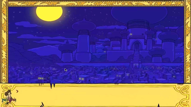 Hot Princess Jasmine Sucks Dick & Fucks cartoons for Steamy Video Game Sex Scene