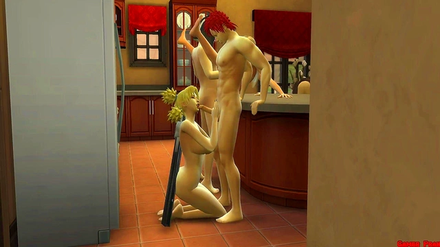 Naruto Hentai – Gaara Fucks Temari in the Kitchen for Hardcore Cuckold Fun