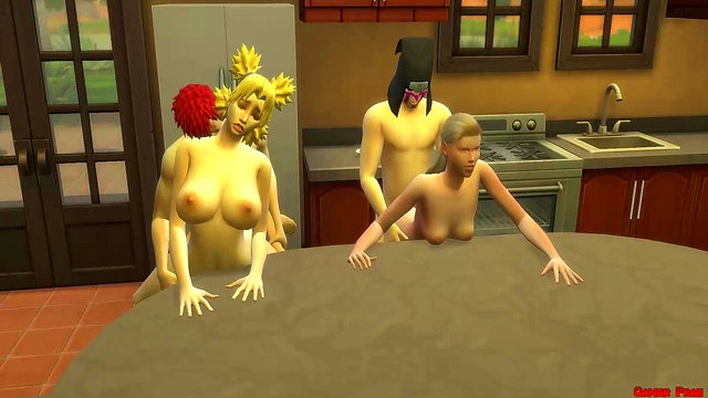 Naruto Hentai – Gaara Fucks Temari in the Kitchen for Hardcore Cuckold Fun