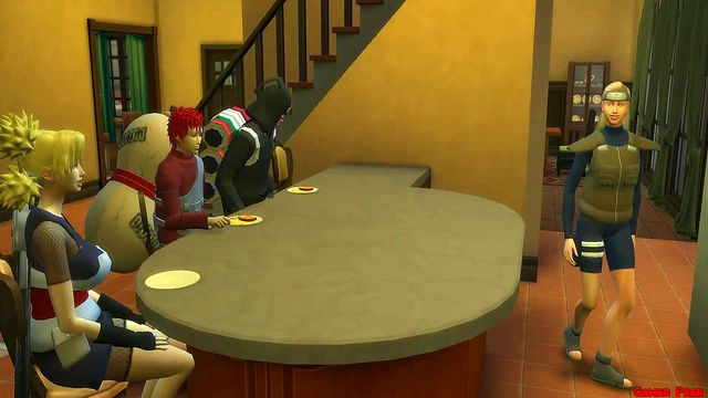 Naruto Hentai – Gaara Fucks Temari in the Kitchen for Hardcore Cuckold Fun