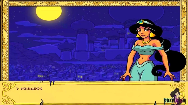 Horny Princess Jasmine Fucks Master In Uncensored Anime Adventure