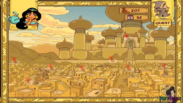 Horny Princess Jasmine Fucks Master In Uncensored Anime Adventure